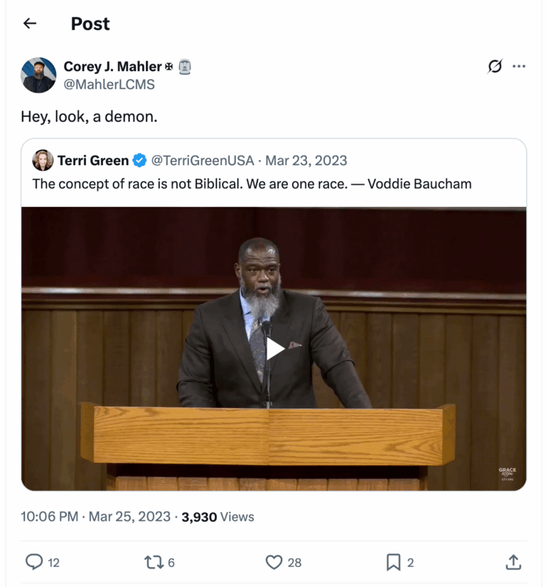 Post [143] by Corey J. Mahler ✠ on 03/23/2023