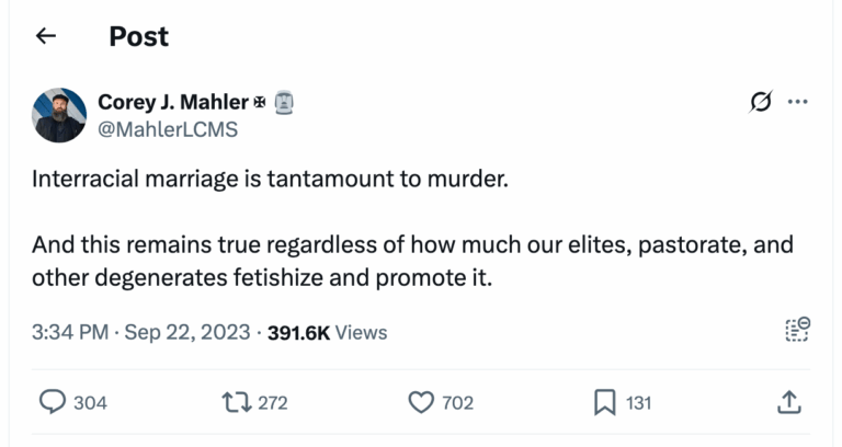 Post [144] by Corey J. Mahler ✠ on 09/22/2023