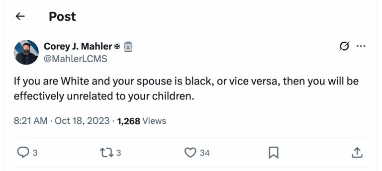 Post [150] by Corey J. Mahler ✠ on 10/18/2023