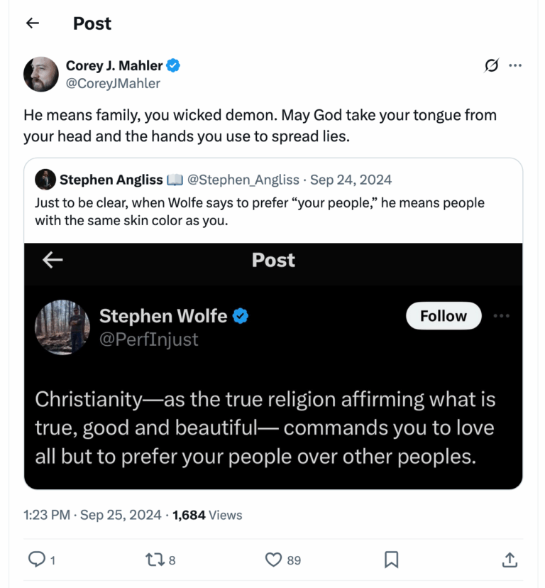 Post [2] by Corey J. Mahler on 09/24/2024