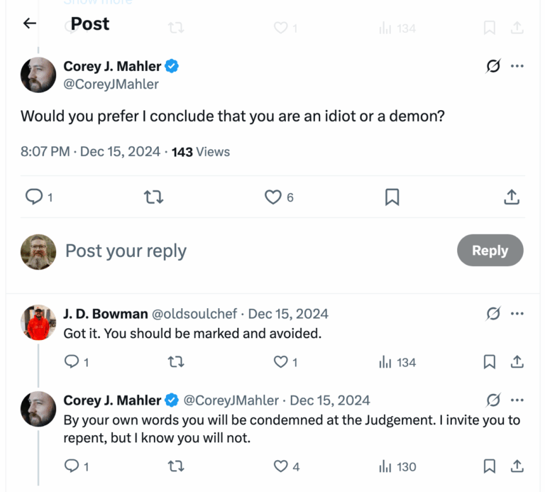 Post [8] by J. D. Bowman on 12/16/2024