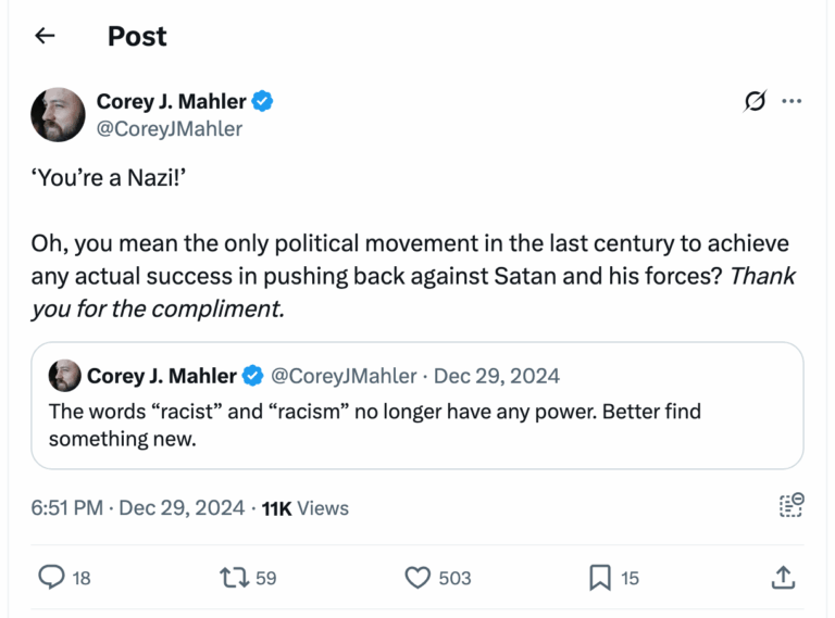 Post [21] by Corey J. Mahler on 12/30/2024