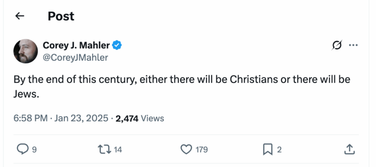 Post [26] by Corey J. Mahler on 01/24/2025