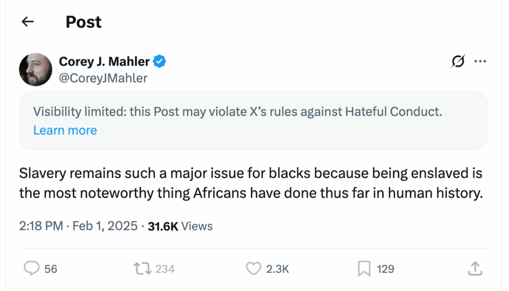 Post [33] by Corey J. Mahler on 02/01/2025