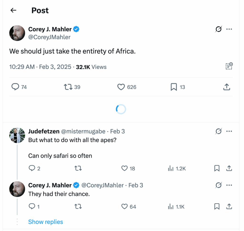 Post [35] by Corey J. Mahler on 02/03/2025