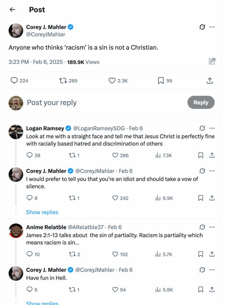 Post [38] by Corey J. Mahler on 02/06/2025