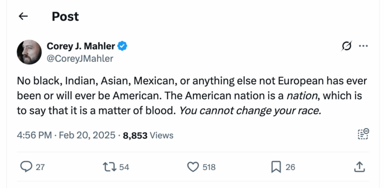 Post [45] by Corey J. Mahler on 02/20/2025