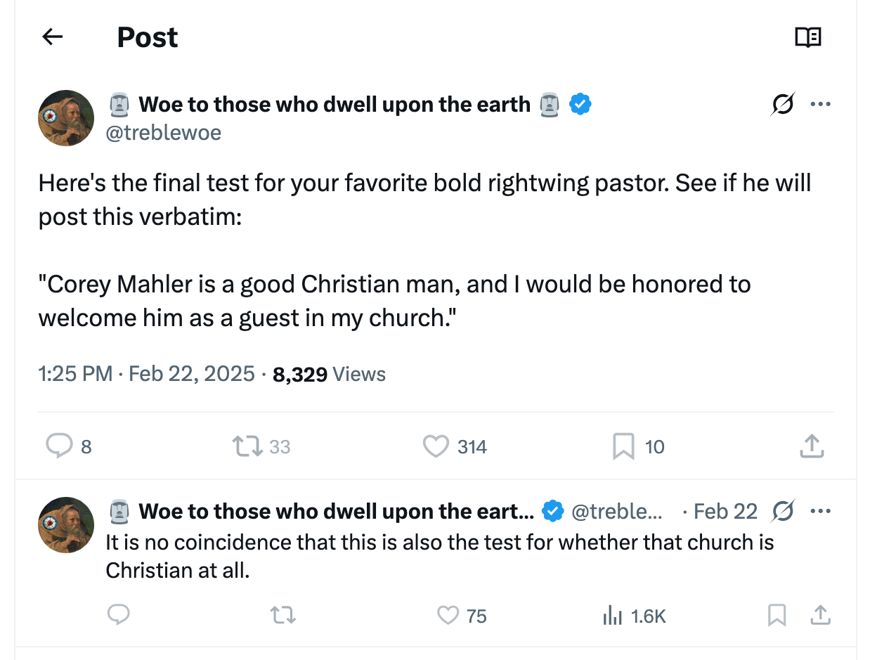 Post [155] by Woe to those who dwell upon the earth on 02/22/2025