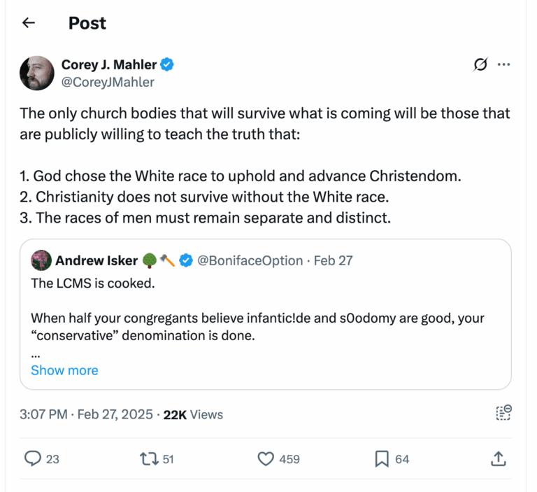 Post [46] by Corey J. Mahler on 02/27/2025