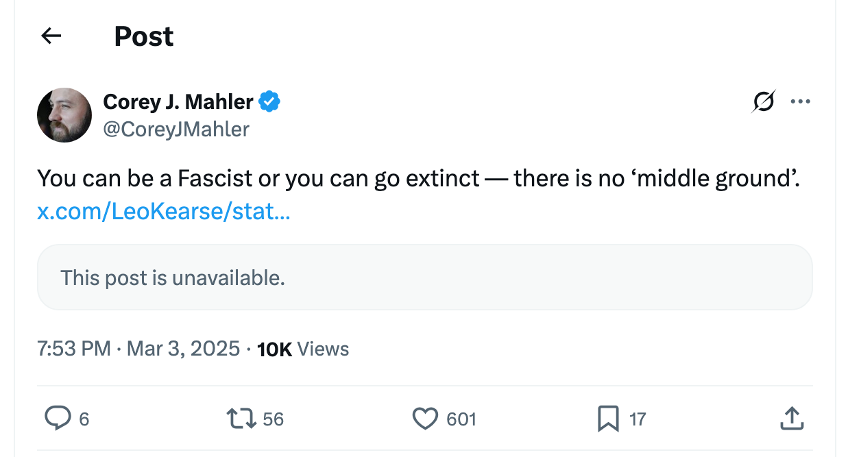 Post [49] by Corey J. Mahler on 03/04/2025