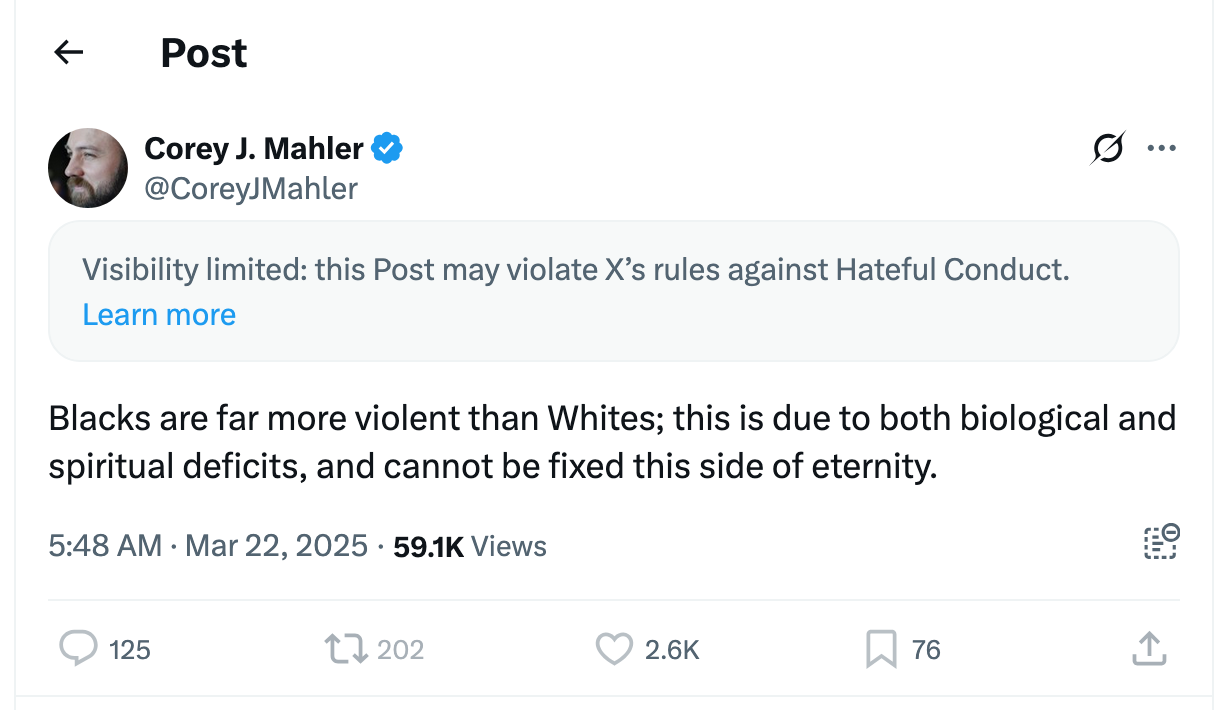 Post [72] by Corey J. Mahler on 03/22/2025