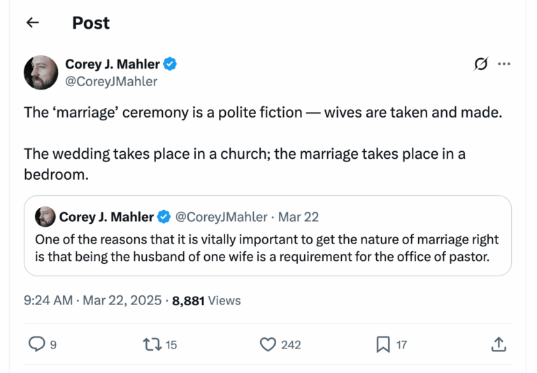 Post [73] by Corey J. Mahler on 03/22/2025