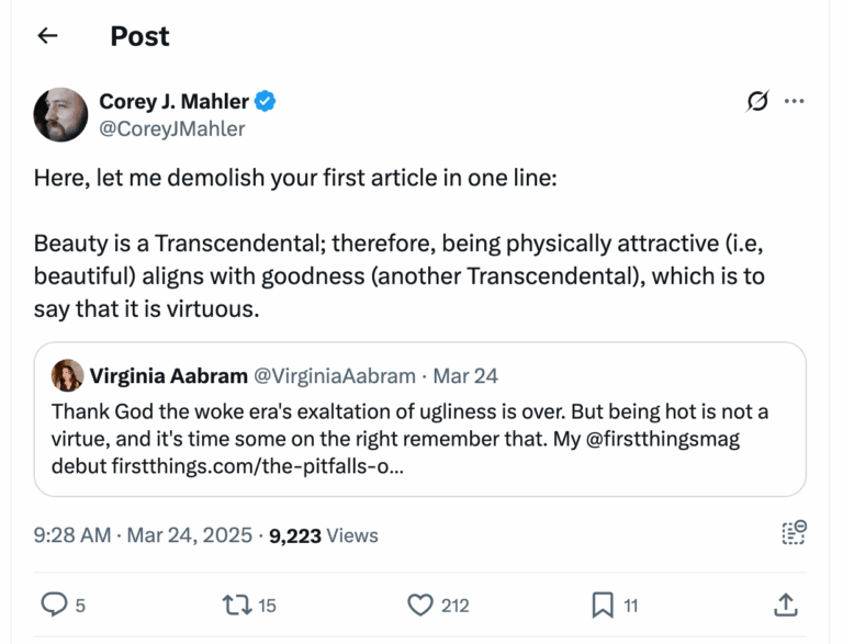 Post [82] by Corey J. Mahler on 03/24/2025