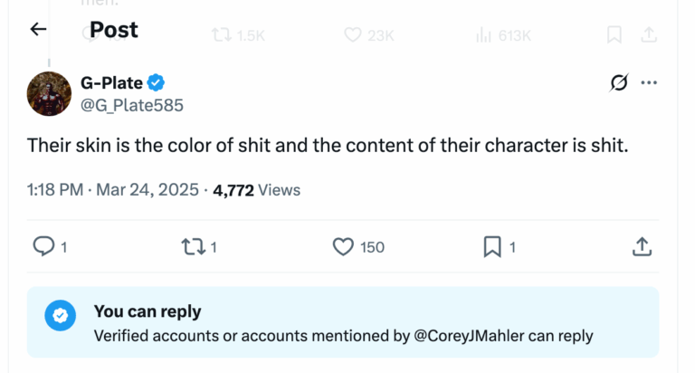 Post [141] by Corey J. Mahler on 03/24/2025