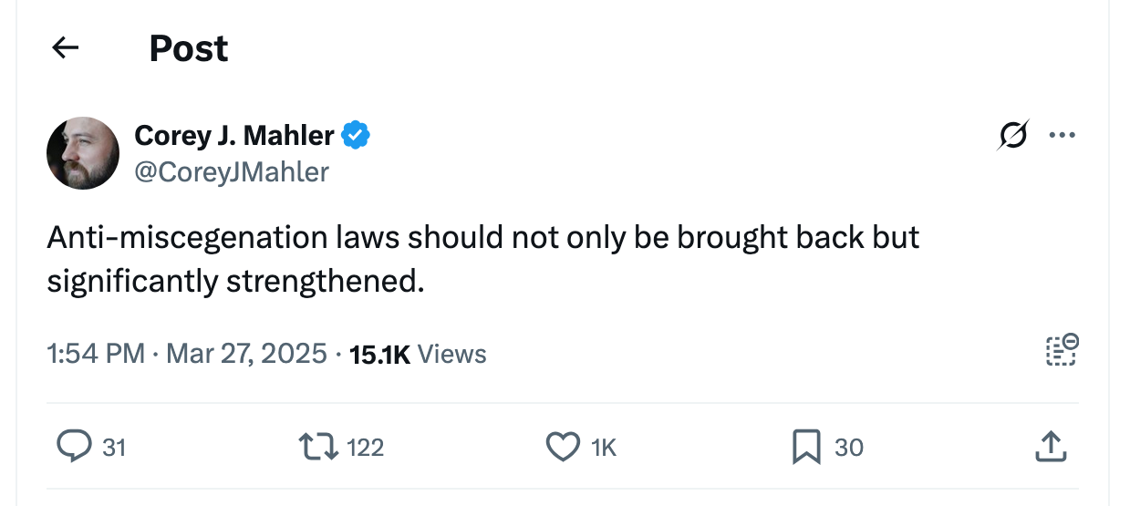 Post [88] by Corey J. Mahler on 03/27/2025