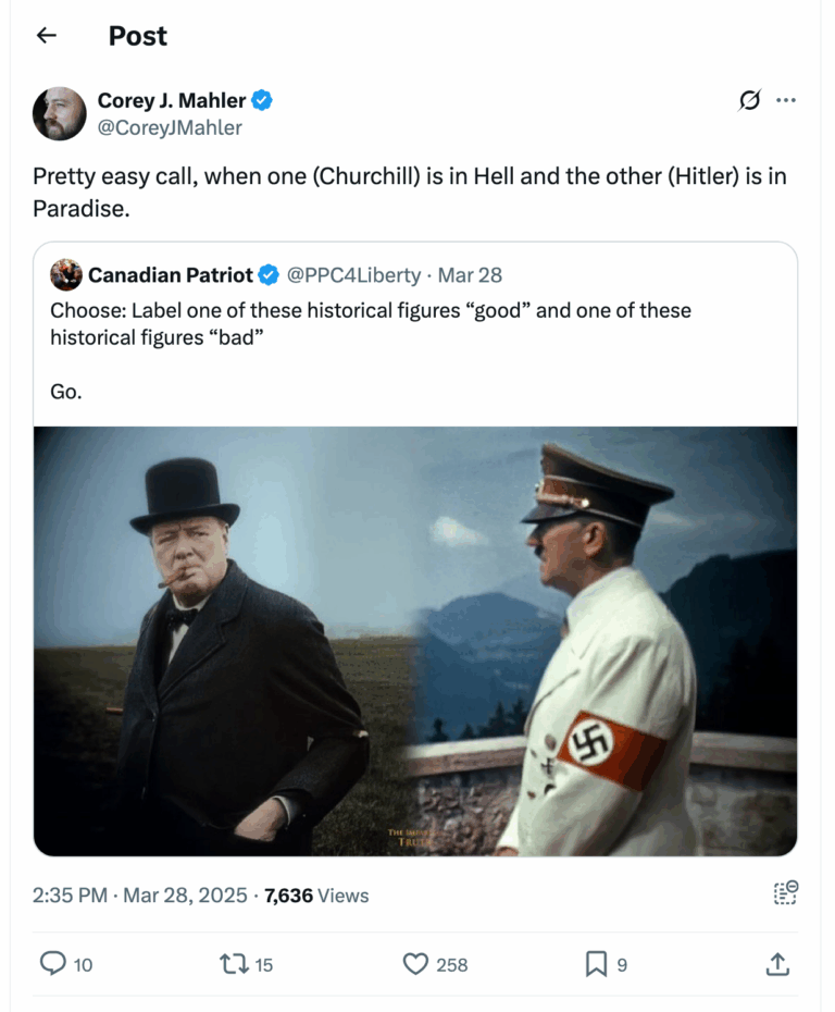 Post [91] by Corey J. Mahler on 03/28/2025