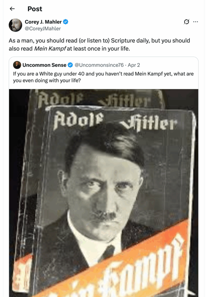 Post [101] by Corey J. Mahler on 04/02/2025