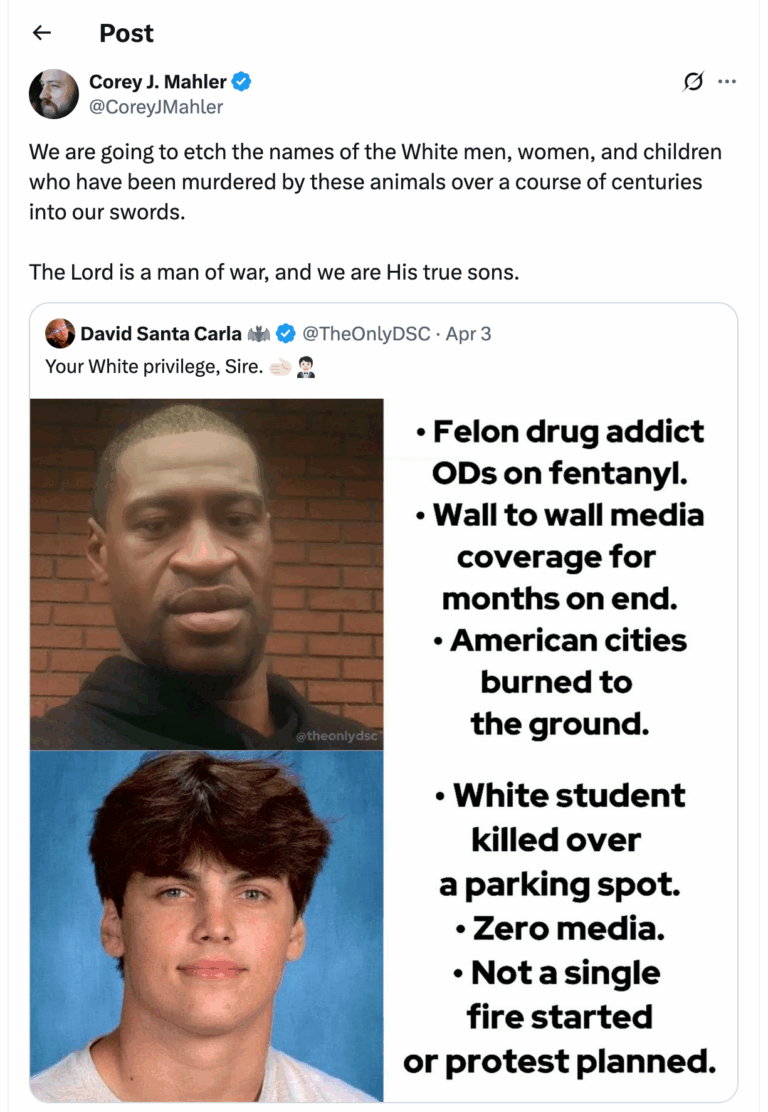 Post [103] by Corey J. Mahler on 04/03/2025