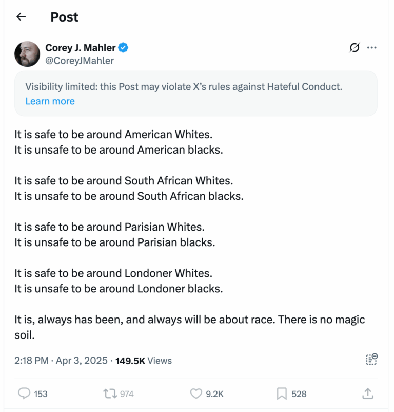 Post [105] by Corey J. Mahler on 04/03/2025