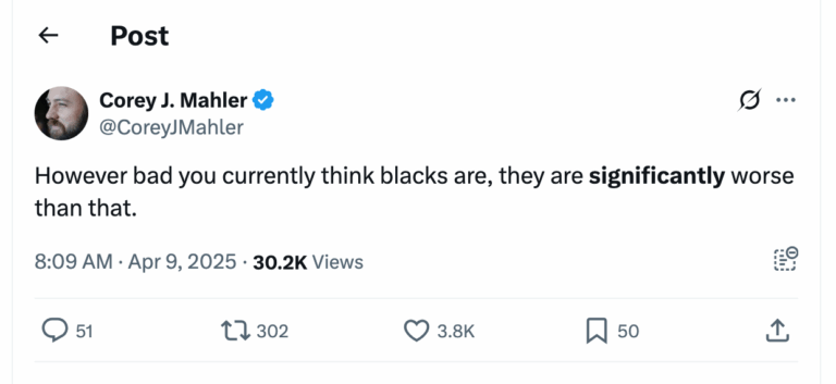 Post [122] by Corey J. Mahler on 04/09/2025