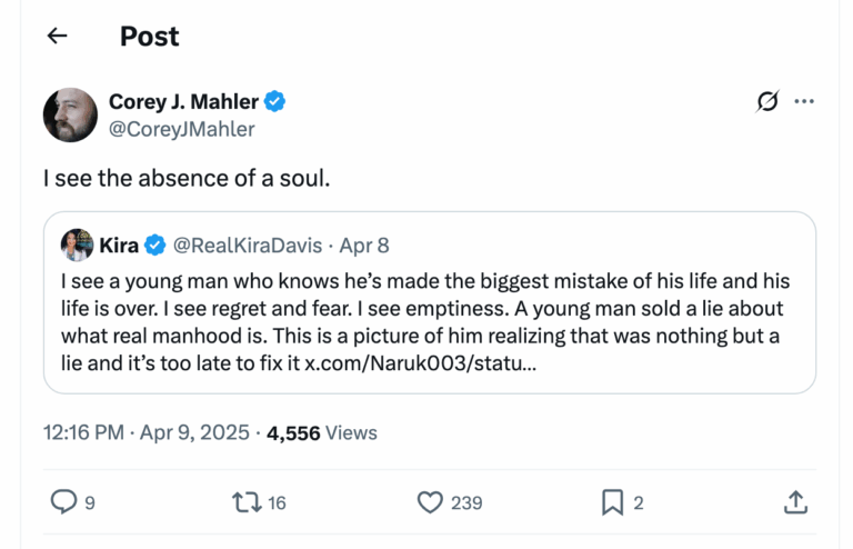 Post [124] by Corey J. Mahler on 04/08/2025