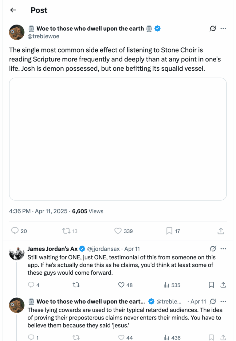 Post [160] by Woe to those who dwell upon the earth on 04/11/2025