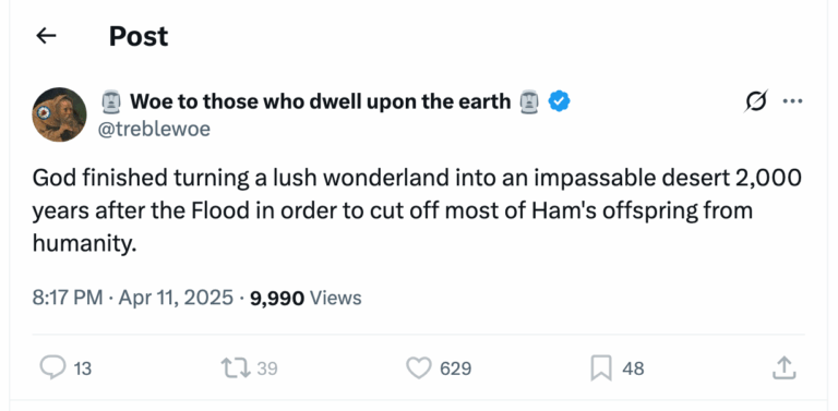 Post [161] by Woe to those who dwell upon the earth on 04/12/2025