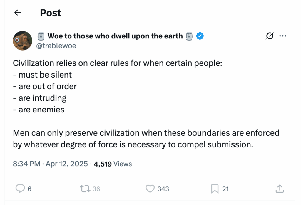 Post [163] by Woe to those who dwell upon the earth on 04/13/2025