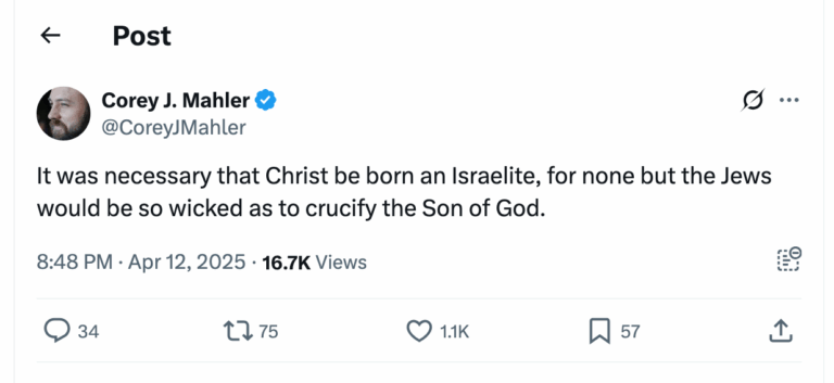 Post [133] by Corey J. Mahler on 04/13/2025