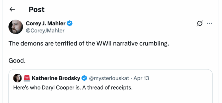 Post [136] by Corey J. Mahler on 04/13/2025