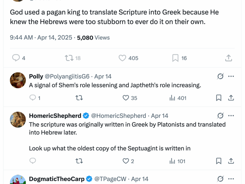 Post [164] by Woe to those who dwell upon the earth on 04/14/2025